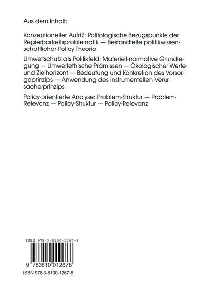 Produktbild: Umweltschutz und Staatsversagen