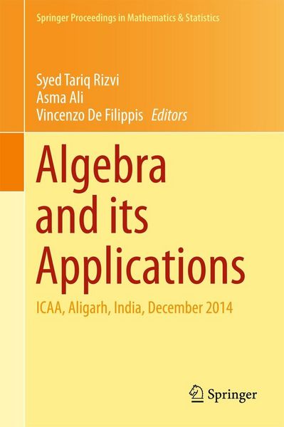 Produktbild: Algebra and its Applications