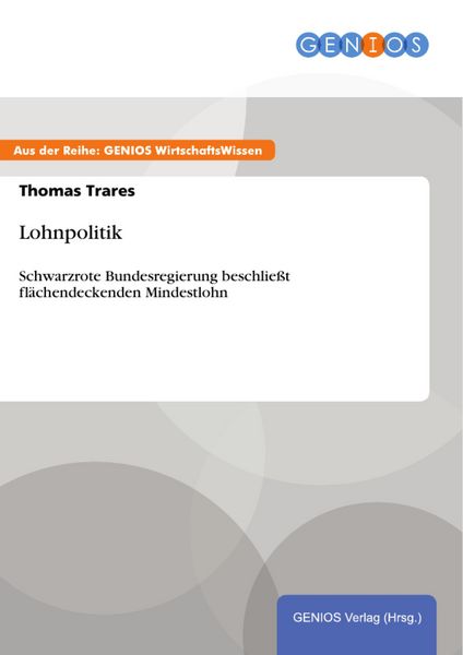 Produktbild: Lohnpolitik