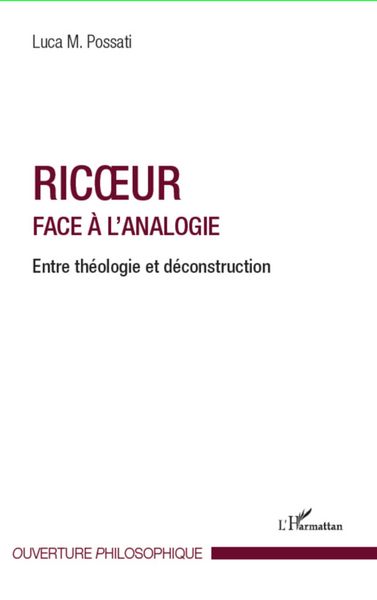 Produktbild: Ricoeur face &agrave; l'analogie