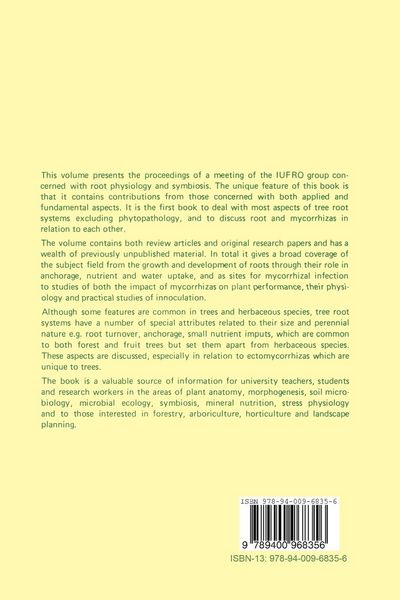 Produktbild: Tree Root Systems and Their Mycorrhizas