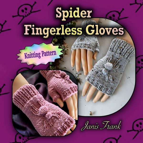 Produktbild: Spider Fingerless Gloves