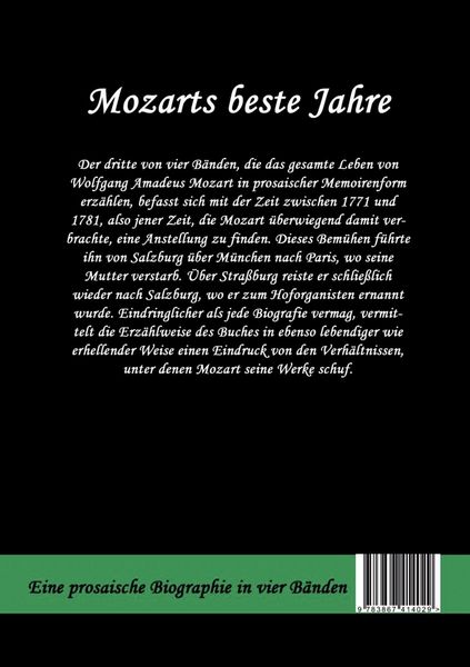 Produktbild: Mozarts beste Jahre