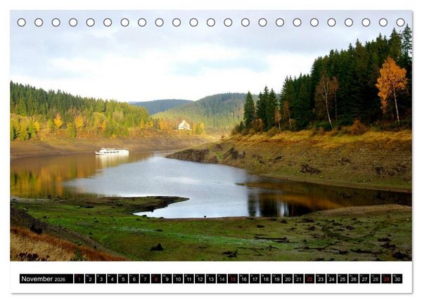 Produktbild: Nationalpark Harz Unber&uuml;hrte Natur und beschauliche St&auml;dte (Tischkalender 2026 DIN A5 quer), CALVENDO Monatskalender