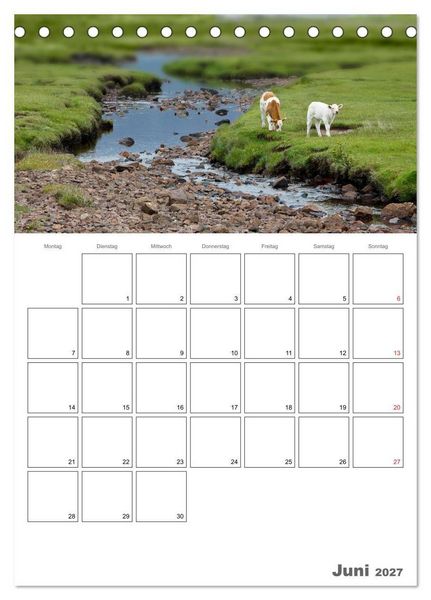 Produktbild: Schottland f&uuml;r Naturliebhaber (Tischkalender 2027 DIN A5 hoch), CALVENDO Monatskalender
