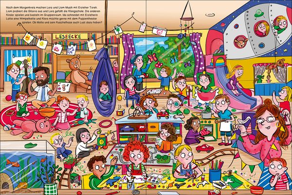 Produktbild: Mein sch&ouml;nstes Kindergarten-Wimmelbuch