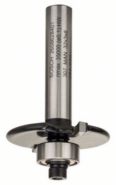 Produktbild: Bosch Accessories 2608628401 Nutfr&auml;ser Hartmetall L&auml;nge 51 mm Produktabmessung, &Oslash; 32 mm Schaftdurchmesser 8 mm