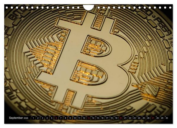 Produktbild: Bitcoins (Wandkalender 2026 DIN A4 quer), CALVENDO Monatskalender