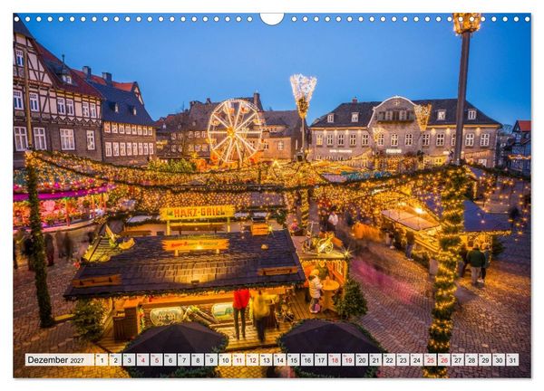 Produktbild: Goslar - Zwischen Fachwerk und Welterbe (Wandkalender 2027 DIN A3 quer), CALVENDO Monatskalender