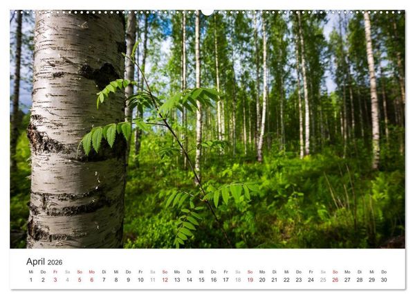 Produktbild: Landschaften Finnlands (Wandkalender 2026 DIN A2 quer), CALVENDO Monatskalender