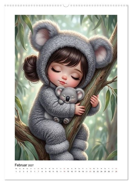 Produktbild: Fabulous Dolls - Tierisch Kuschellig (hochwertiger Premium Wandkalender 2027 DIN A2 hoch), Kunstdruck in Hochglanz