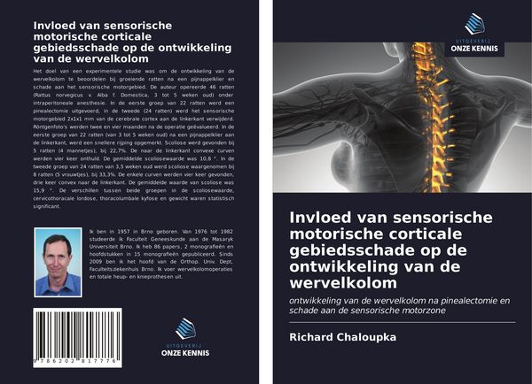 Produktbild: Invloed van sensorische motorische corticale gebiedsschade op de ontwikkeling van de wervelkolom
