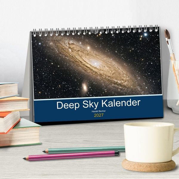 Produktbild: Deep Sky Kalender (Tischkalender 2027 DIN A5 quer), CALVENDO Monatskalender