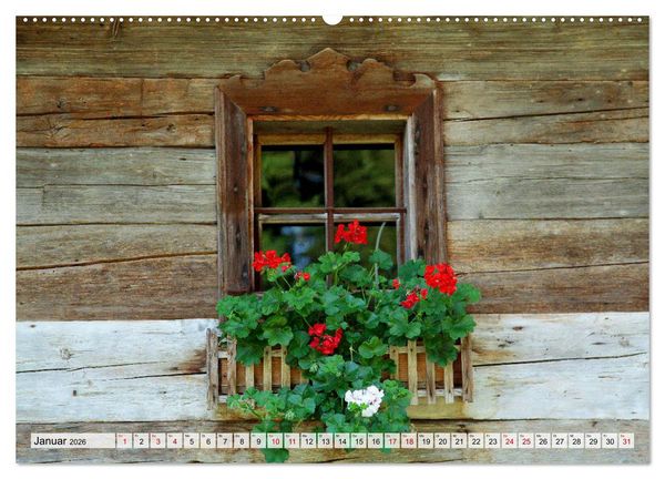 Produktbild: Bauernfenster (hochwertiger Premium Wandkalender 2026 DIN A2 quer), Kunstdruck in Hochglanz