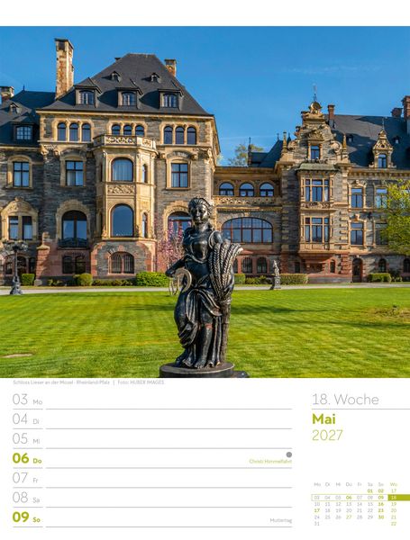 Produktbild: Malerisches Deutschland Wochenplaner Kalender 2027