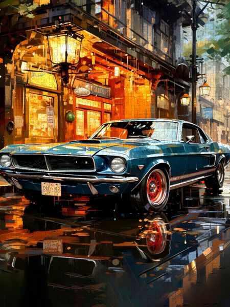 Produktbild: CALVENDO Puzzle Oldtimer | 1000 Teile Lege-Gr&ouml;&szlig;e 64x48cm Foto-Puzzle f&uuml;r gl&uuml;ckliche Stunden