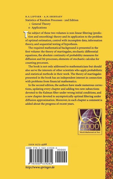 Produktbild: Statistics of Random Processes II
