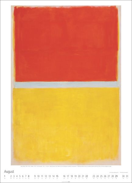 Produktbild: Mark Rothko Kalender 2027