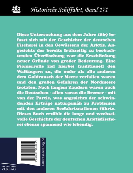 Produktbild: Die Geschichte der deutschen Arktis-Fischerei