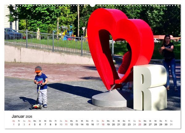 Produktbild: Rauschen-Swetlogorsk - Russlands Sotschi des Nordens (Wandkalender 2026 DIN A2 quer), CALVENDO Monatskalender
