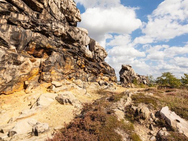 Produktbild: CALVENDO Puzzle Ein Motiv aus dem Kalender Der Harz, Naturschutzgebiet Teufelsmauer | 1000 Teile Lege-Gr&ouml;&szlig;e 64x48cm Foto-Puzzle f&uuml;r gl&uuml;ckliche Stunden
