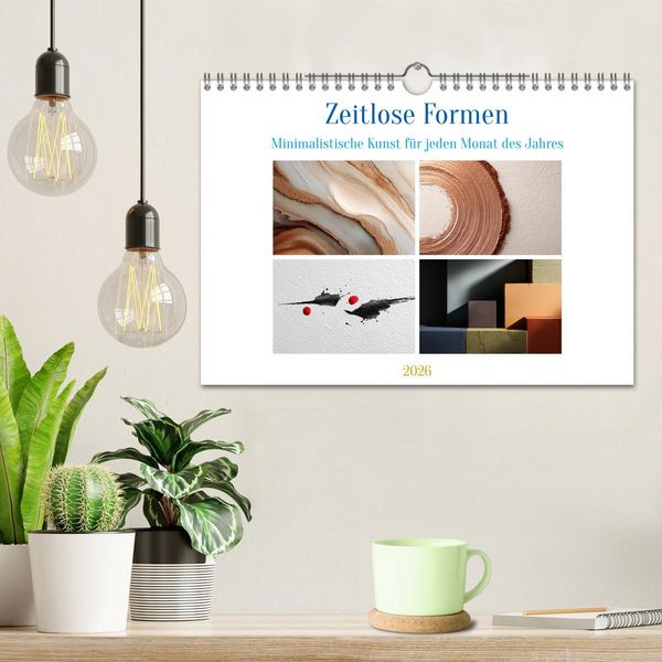 Produktbild: Zeitlose Formen (Wandkalender 2026 DIN A4 quer), CALVENDO Monatskalender