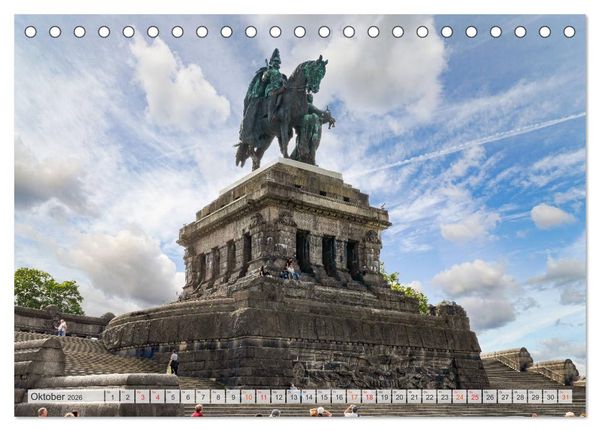 Produktbild: Koblenz Stadtansichten (Tischkalender 2026 DIN A5 quer), CALVENDO Monatskalender