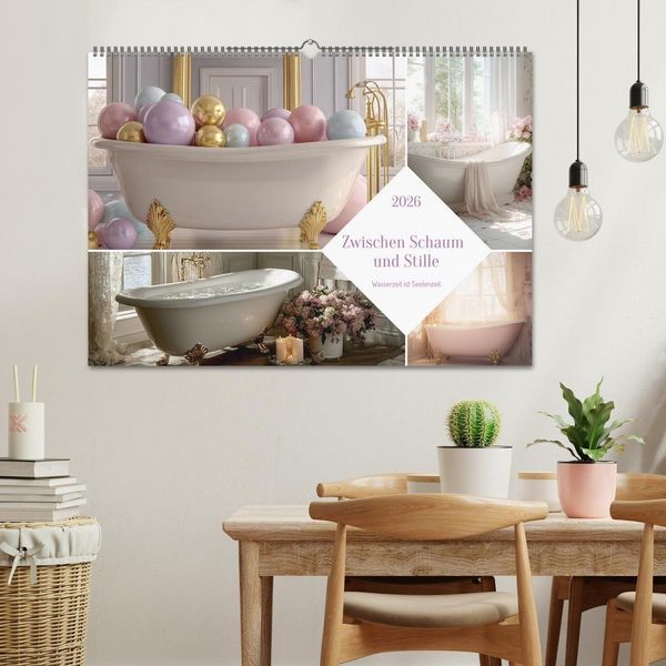 Produktbild: Zwischen Schaum und Stille (Wandkalender 2026 DIN A2 quer), CALVENDO Monatskalender