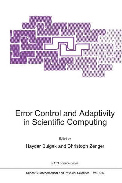Produktbild: Error Control and Adaptivity in Scientific Computing