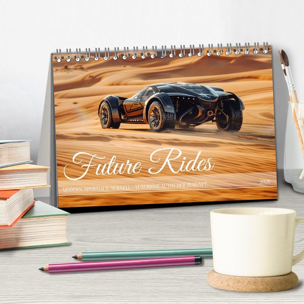 Produktbild: Future Rides (Tischkalender 2026 DIN A5 quer), CALVENDO Monatskalender