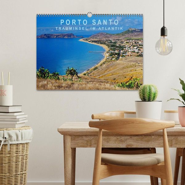 Produktbild: Porto Santo Trauminsel im Atlantik (Wandkalender 2026 DIN A3 quer), CALVENDO Monatskalender