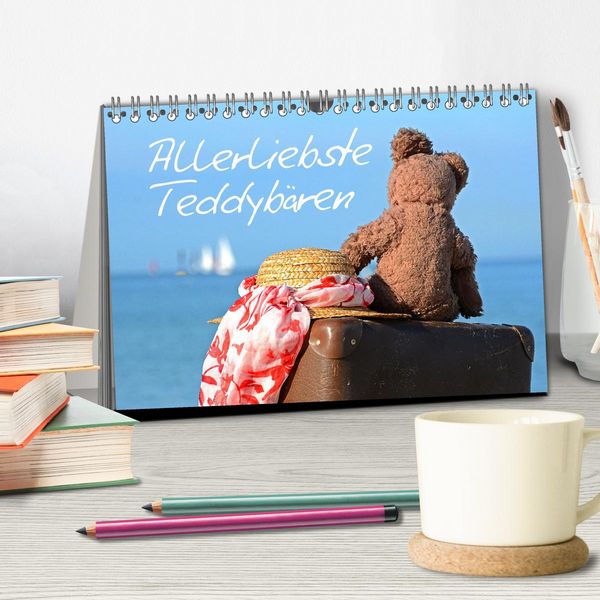 Produktbild: Allerliebste Teddyb&auml;ren (Tischkalender 2026 DIN A5 quer), CALVENDO Monatskalender