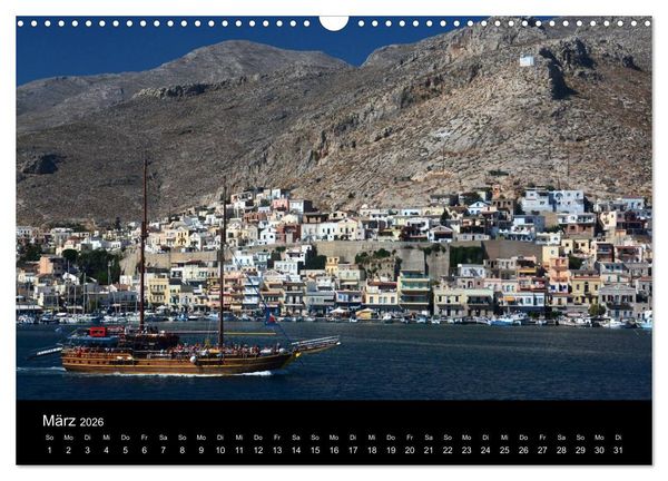 Produktbild: Dodekanes - Impressionen aus Kos, Kalymnos und Nisyros (Wandkalender 2026 DIN A3 quer), CALVENDO Monatskalender