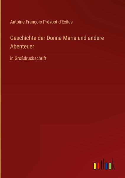 Produktbild: Geschichte der Donna Maria und andere Abenteuer