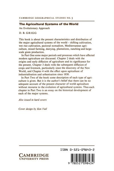 Produktbild: The Agricultural Systems of the World