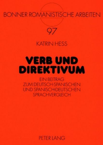 Produktbild: Verb und Direktivum