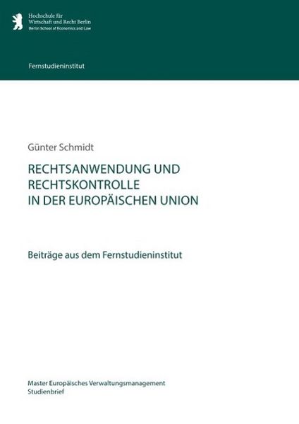 Produktbild: Rechtsanwendung und Rechtskontrolle in der Europ&auml;ischen Union