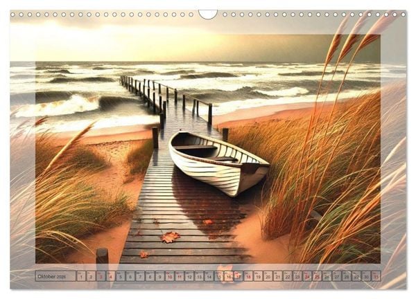 Produktbild: Pfade ans Meer (Wandkalender 2026 DIN A3 quer), CALVENDO Monatskalender