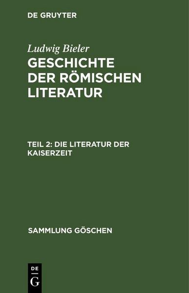Produktbild: Die Literatur der Kaiserzeit