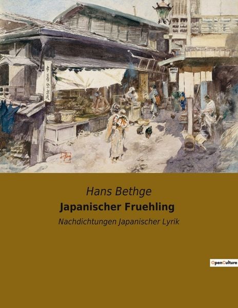 Japanischer Fruehling, Taschenbuch von Hans Bethge, Culturea, 9782385083366