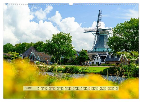 Produktbild: Das ist Nordholland! Querformat (hochwertiger Premium Wandkalender 2026 DIN A2 quer), Kunstdruck in Hochglanz