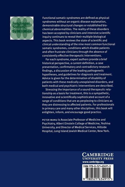 Produktbild: Functional Somatic Syndromes