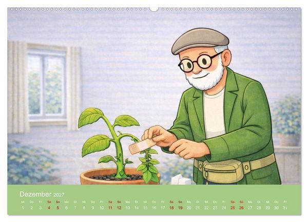 Produktbild: Opa Edition - Pragmatisch ans Werk (Wandkalender 2027 DIN A2 quer), CALVENDO Monatskalender