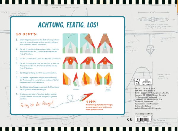 Produktbild: Mein cooles Papierflieger-Bastelbuch (Lenny Hunter)