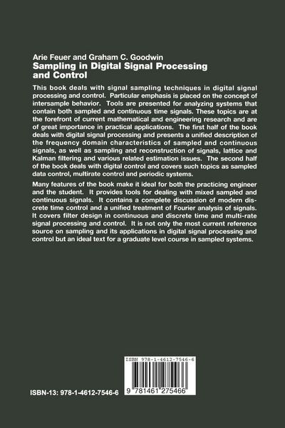 Produktbild: Sampling in Digital Signal Processing and Control