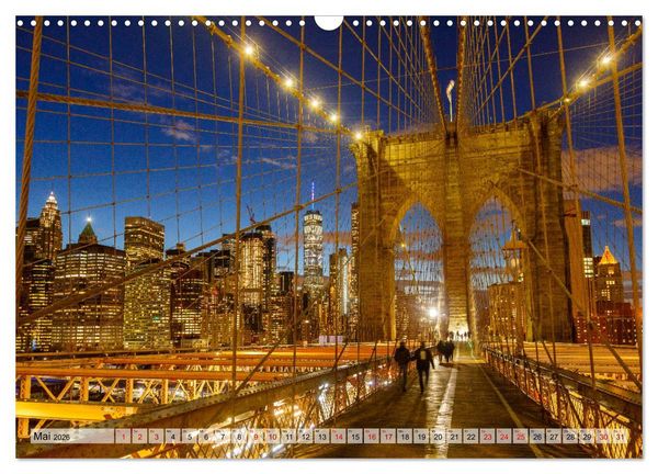 Produktbild: New York - United States of America (Wandkalender 2026 DIN A3 quer), CALVENDO Monatskalender