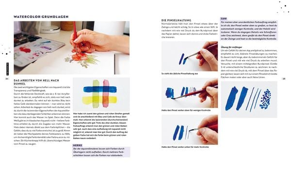 Produktbild: Watercolor &ndash; Florale Motive around the world: von heimisch bis exotisch