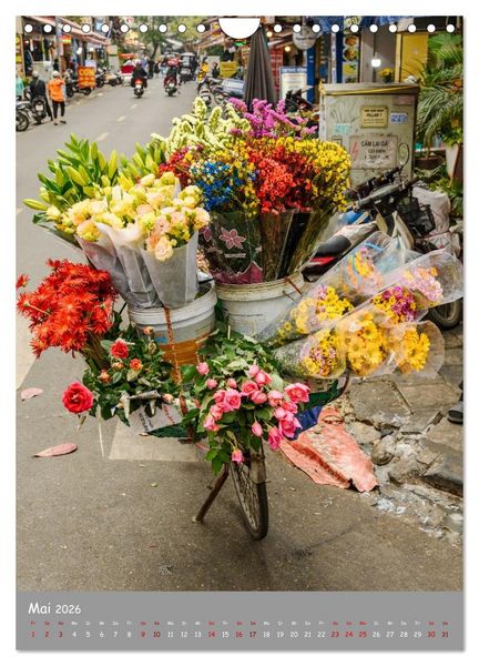 Produktbild: Vietnam Alltag, Farben, Geschichte (Wandkalender 2026 DIN A4 hoch), CALVENDO Monatskalender