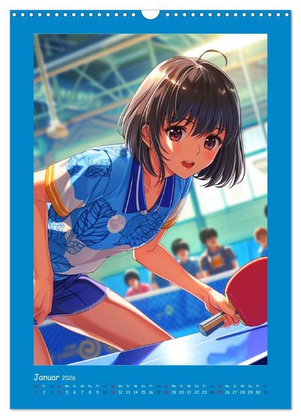 Produktbild: Anime Kids. Outdoor Kinderspa&szlig; und Sport (Wandkalender 2026 DIN A3 hoch), CALVENDO Monatskalender