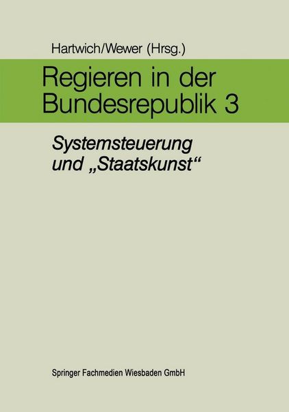 Produktbild: Regieren in der Bundesrepublik III
